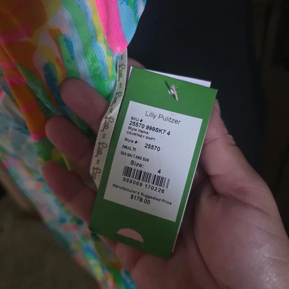 NWT Lilly Pulitzer Courtney Shift Dress - Picture 2 of 2